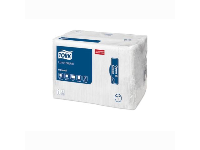 Tork Lunchservet wit 1lg (8 x 500 stuks)