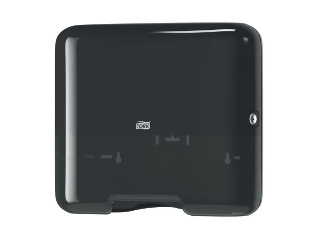 Tork Singlefold Mini Handdoek Dispenser zwart kunststof - H3