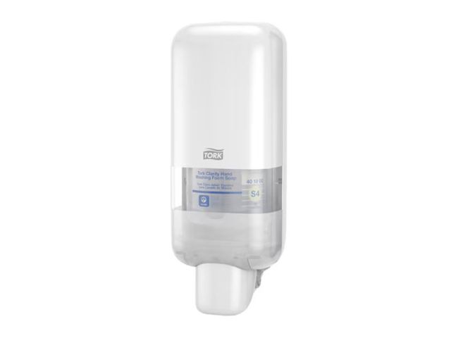 Tork Zeep en Handdesinfectie Dispenser wit S4