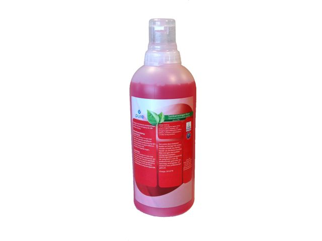 PURE Eco sanitairreiniger+ licht alkalisch 1 L doseerflacon