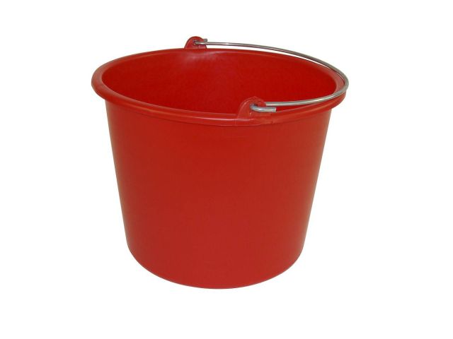 Bouwemmer rood 12 L