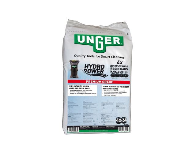 Unger DIB84 Quick Change hars zak, 4x6 L in luchtdichte zak