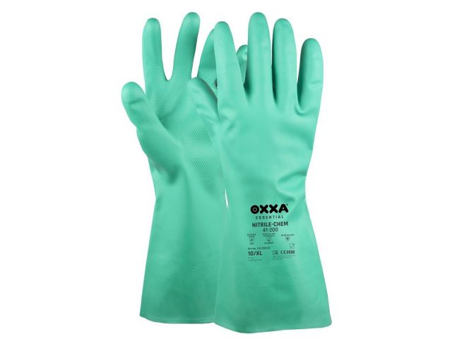 Handschoen Nitril zuurbestendig S