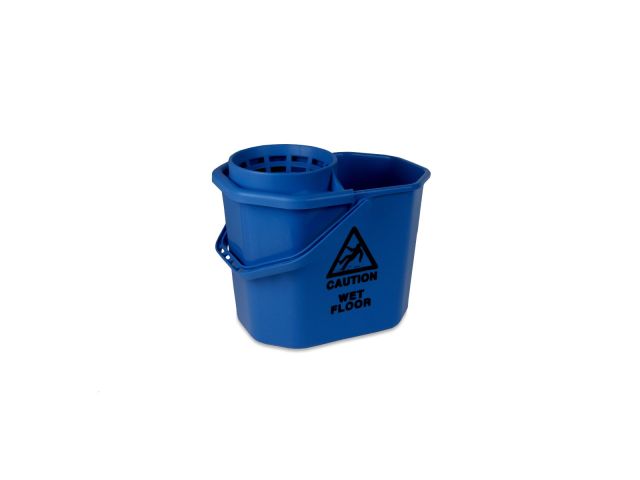 Spaanse mopemmer enkel incl. korf blauw