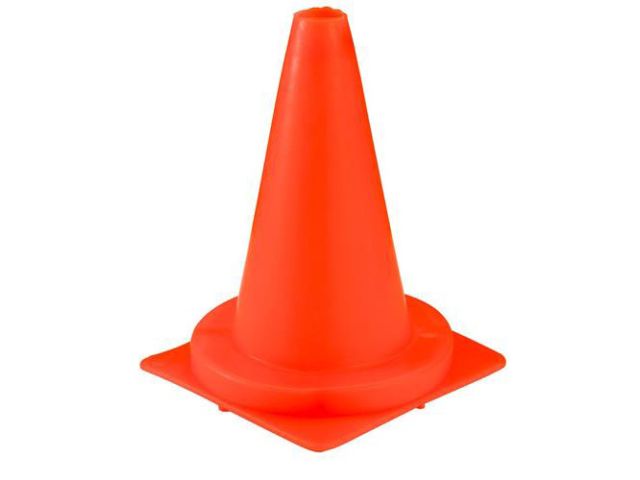 Verkeerspilon oranje 30 cm