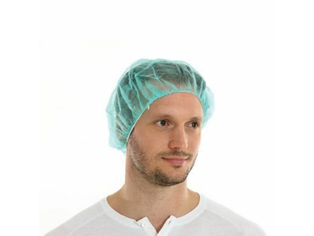 Baretten non woven groen VLAK 53 cm 1000 st.