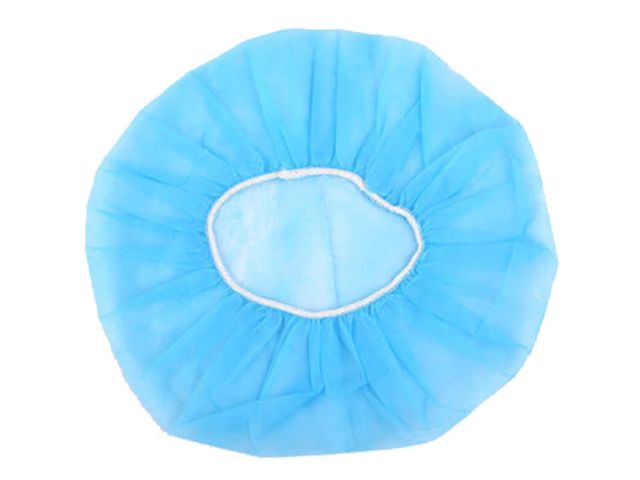 Baretten non woven 40gsm blauw vlak model 61 cm (50x10 st.)