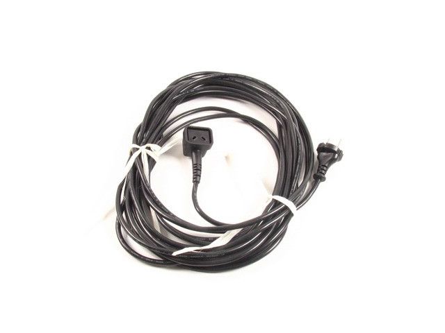 Nucable 10 m 2x1 mm zwart tbv 12" machines