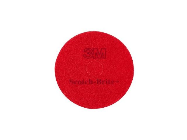 Vloerpad 3M 16" rood