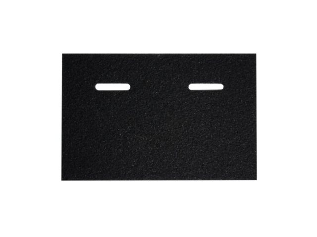 Pad Excentrisch Zwart 55x35 cm