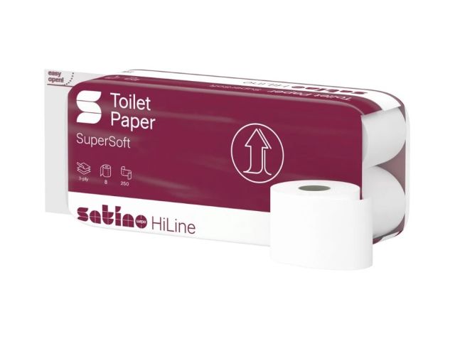 71341 Satino HiLine Toiletpapier supersoft cellulose 3lg