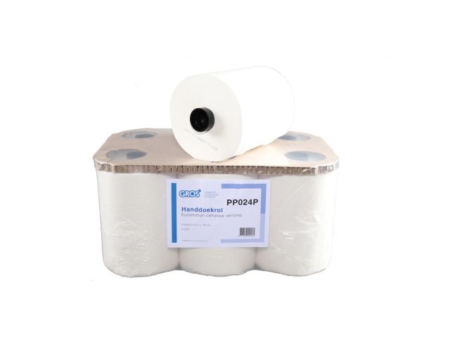 120214 PL Euromotion handdoekrol cellulose 2lg (6 rol)