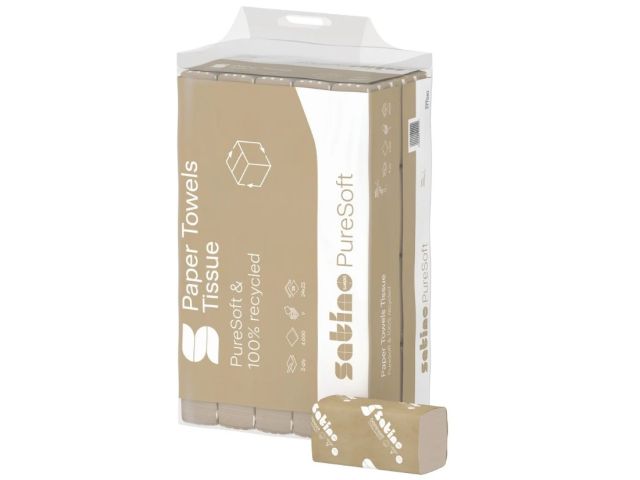 277540 Satino PureSoft handdoek PT3, 2lg, 4000 st.