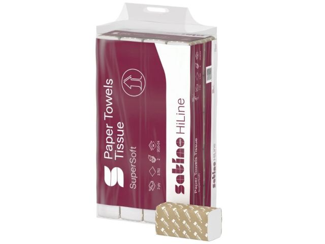 276620 Satino HiLine handdoek PT2 Multifold, 2lg, 3750st.