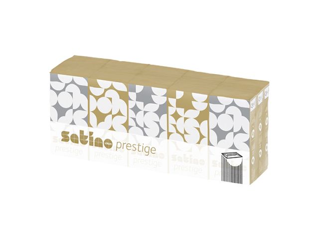 113941 Satino Prestige zakdoekjes, 4lg cellulose, 225 pakjes