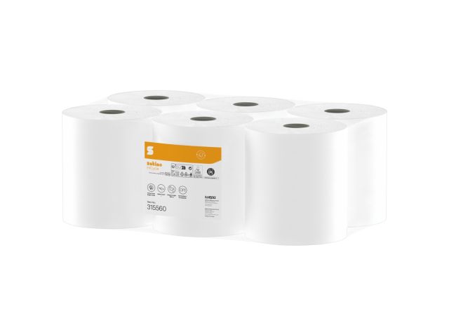 315560 Satino HiCylce poetsrollen CF, 1lg, (6 rol)