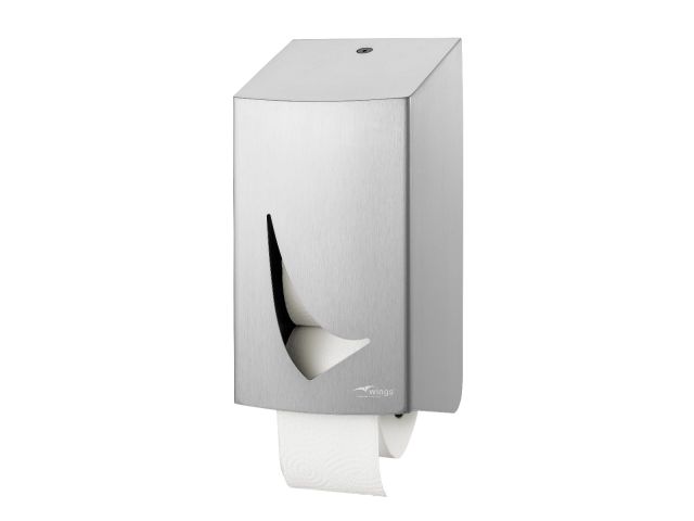 Wings Toiletroldispenser Doprol (2 rol) RVS