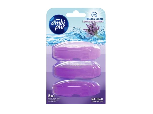 AMBI-PUR Toiletblok Navulling Lavender & Rosemary (18 x 55 ml)