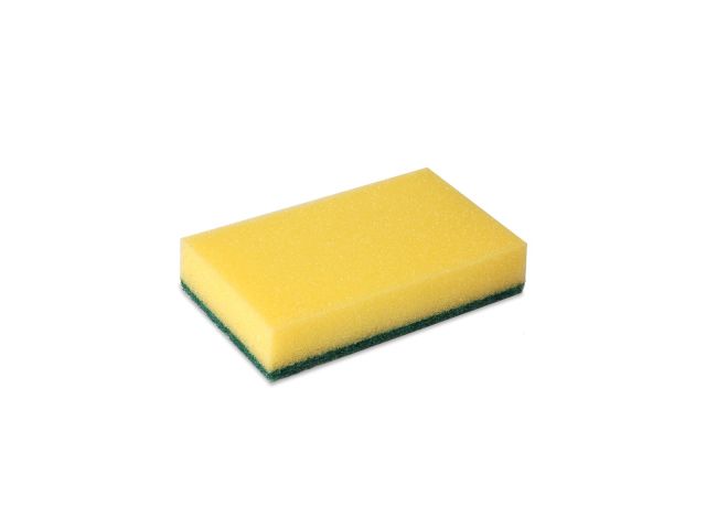 Schuurspons geel/groen (10 st.)