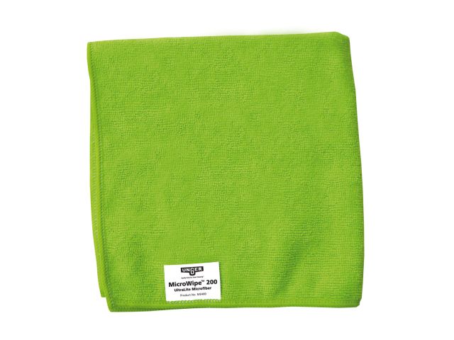 Unger Microwipe 200 microvezeldoek groen 40x40 cm