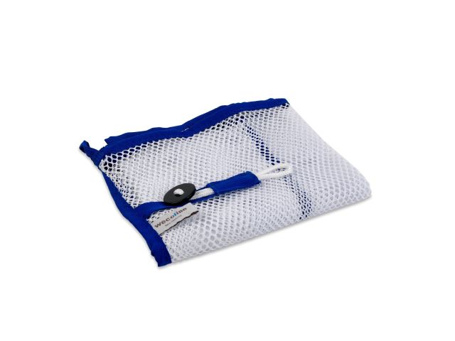 Wasnet wit met blauwe rand 70 L (60x80 cm)