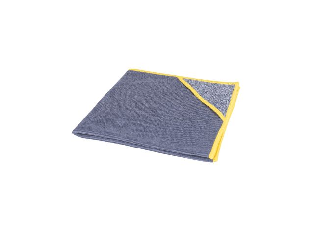 Wecoline Allure Microvezeldoek + scrubhoek grijs/geel