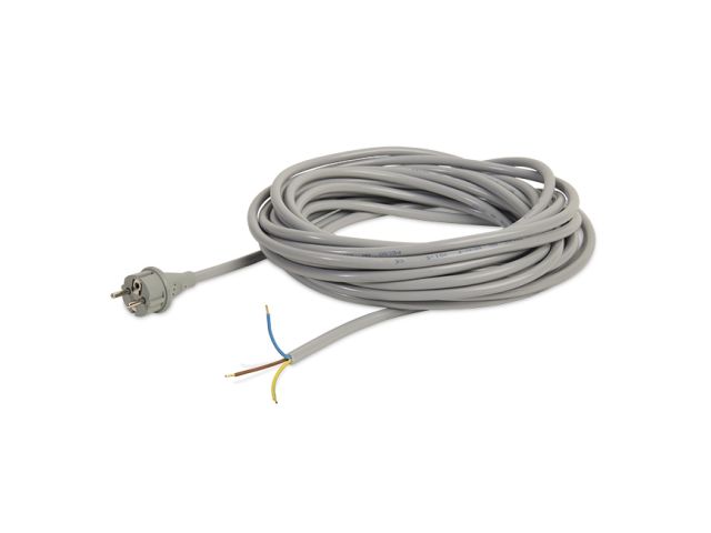 Aansluitkabel 3x1,5 mm grijs 15 m