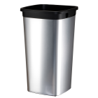 Iris Square afvalbak metaal 60 L (39x39x73 cm)