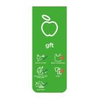 BinBin Front signing magnetisch gft Groen