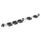 Toolflex One wandstrip met 5 klemmen 15/35mm