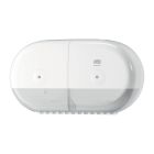 Tork SmartOne Mini Twin Toiletpap. Dispenser wit kunststof
