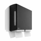 332050 BlackSatino BriQ double toiletpapierdispenser mat