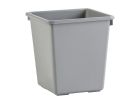 VB 045433 Afvalbak vierkanttaps grijs 27 L (30x30x36 cm)