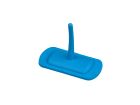Hillbrush plastic haak voor rail blauw