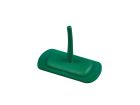 Hillbrush plastic haak voor rail groen