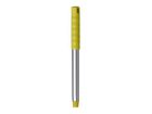 Hillbrush steel alu gekleurde grip 34 cm geel