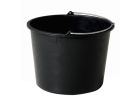 Bouwemmer zwart 12L