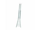 Dirks gecoate alu. opsteekladder 28 gecoat 2x10