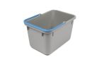 Grijze emmer 17 L met blauwe hendel Numatic