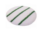 Bonnet Pad 17" groen/wit