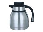Thermoskan 1 L met zwarte drukknopsluiting