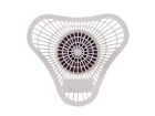 Kleenscreen Urinal screen met blok 12st.