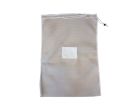 Wasnet - 100% polyester - 50x70 - wit ingeregen 3 mm koord