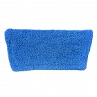 PURE microvezel vlakmop blauw velcro 28 cm