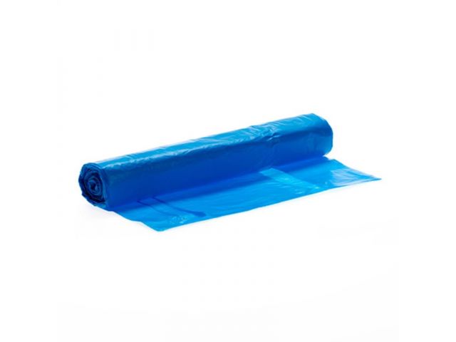 Afvalzak LDPE blauw 70x110 cm T50 (10 rol à 20 st.)