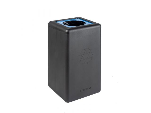 VB 192465 Circulaire afvalbak Brickbin waste 65L zwart/blauw
