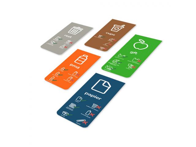 BinBin Magneetstickers 5 stuks