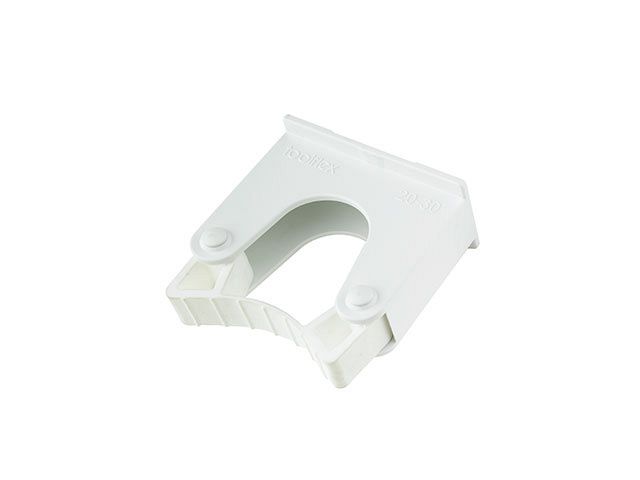 Hillbrush steelklem 20-30 mm wit