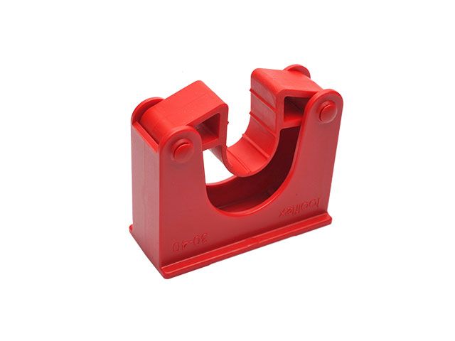 Hillbrush steelklem 30-40 mm rood