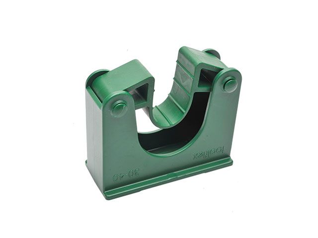 Hillbrush steelklem 30-40 mm groen